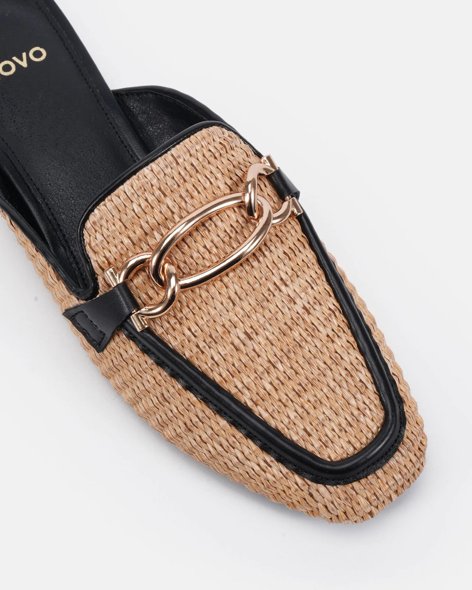 NOVO Carletta Raffia Mule