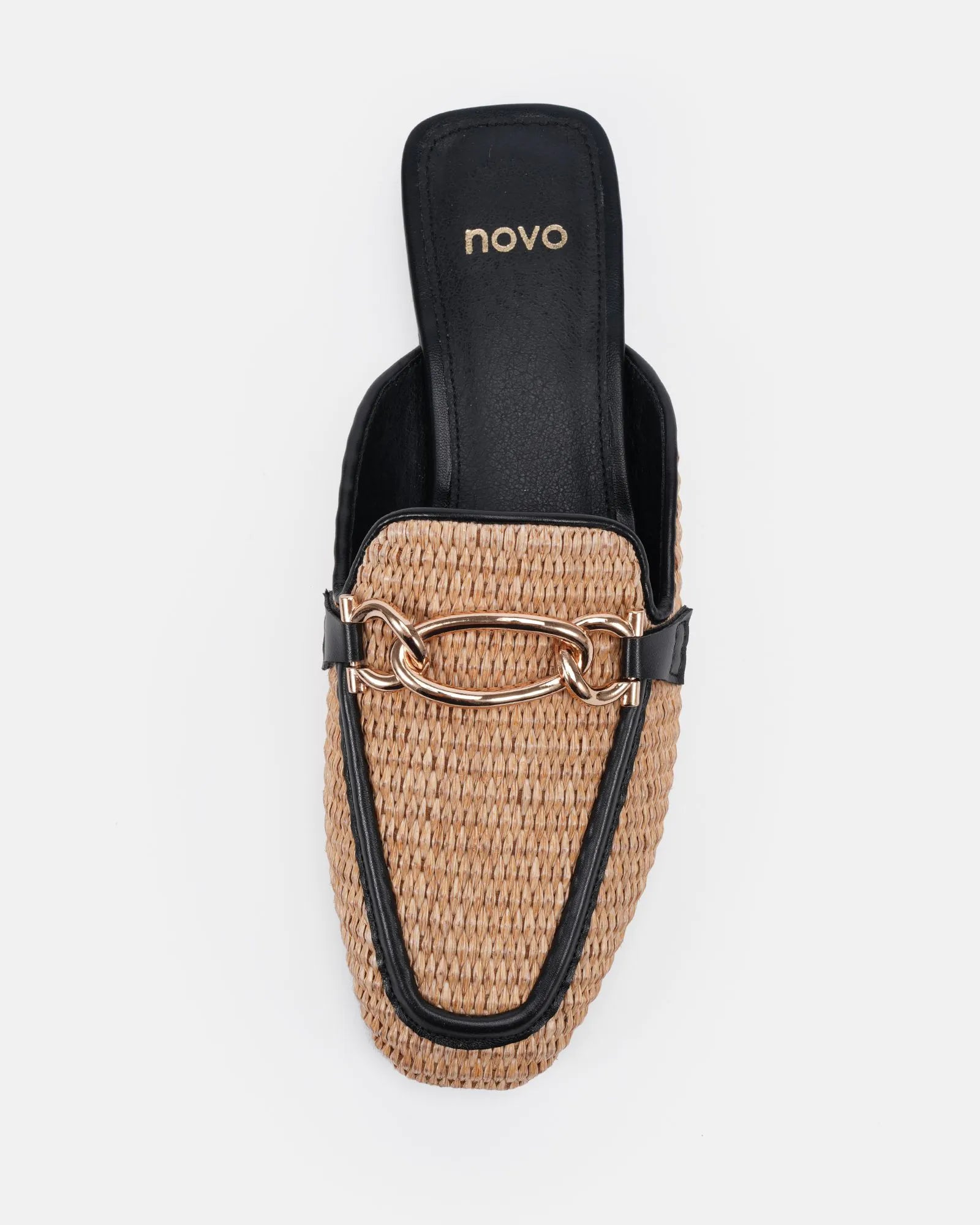 NOVO Carletta Raffia Mule