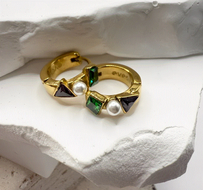 EVER Edge Huggie Earrings