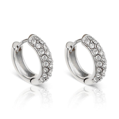 EVER Gravitate Silver Hoop Earrings