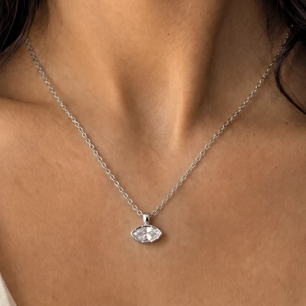 EVER - Halo Silver Necklace