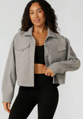 LORNA JANE Heritage Cropped Shacket