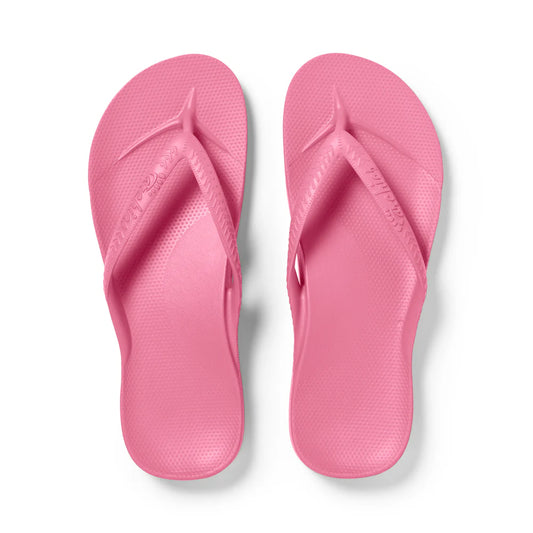 Hot Pink Arch Support Thongs