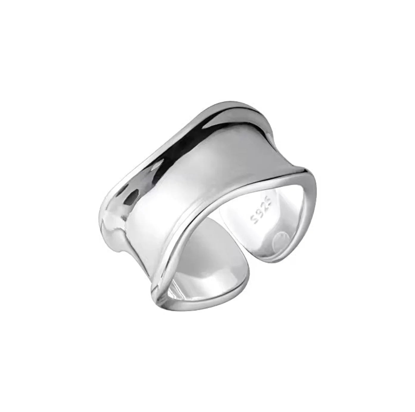 ZAYA COLLECTIVE  Verde Chunky Silver Ring