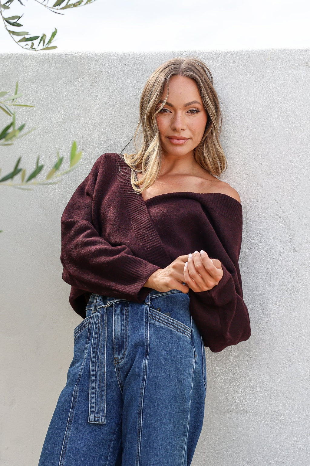BTL - Crossover Knit Cherry