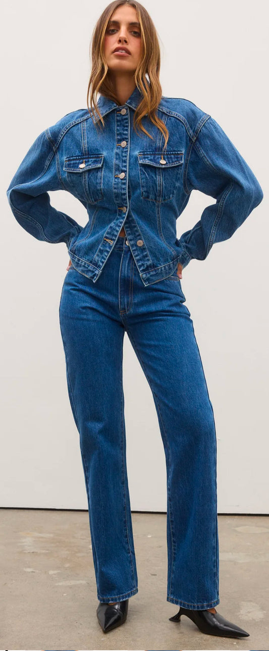 BAYSE The Heidi Jeans - Denver Blue