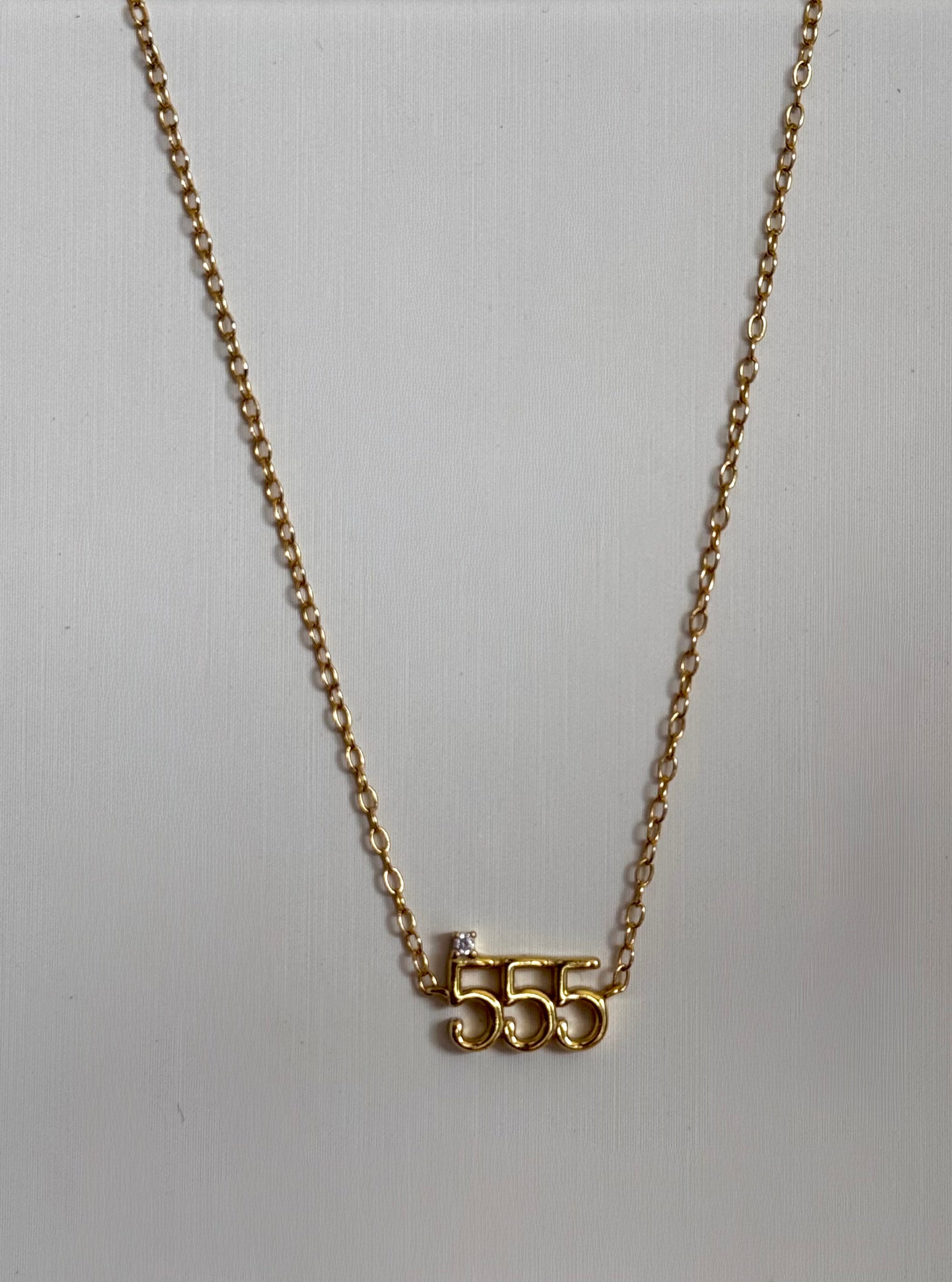 ZAYA COLLECTIVE - 555 CELESTE Angel Numbers Necklace