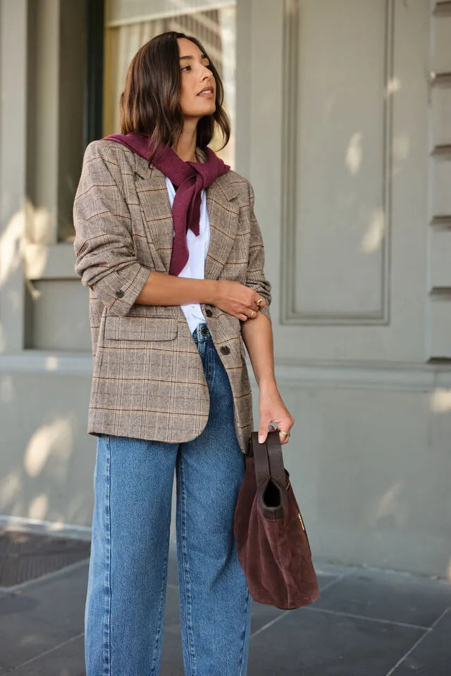 CERES - JONI BLAZER/BROWN CHECK
