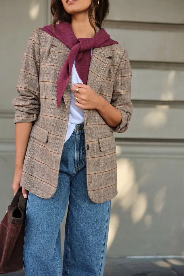 CERES - JONI BLAZER/BROWN CHECK