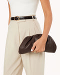 BILLINI Kyla Clutch Bag Crinkle  - Chocolate
