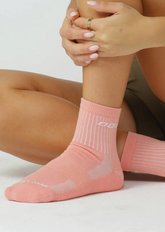 LORNA JANE Quarter Crew Socks 3Pk