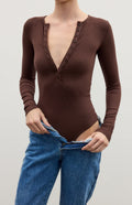 BAYSE Lara Bodysuit - Chocolate
