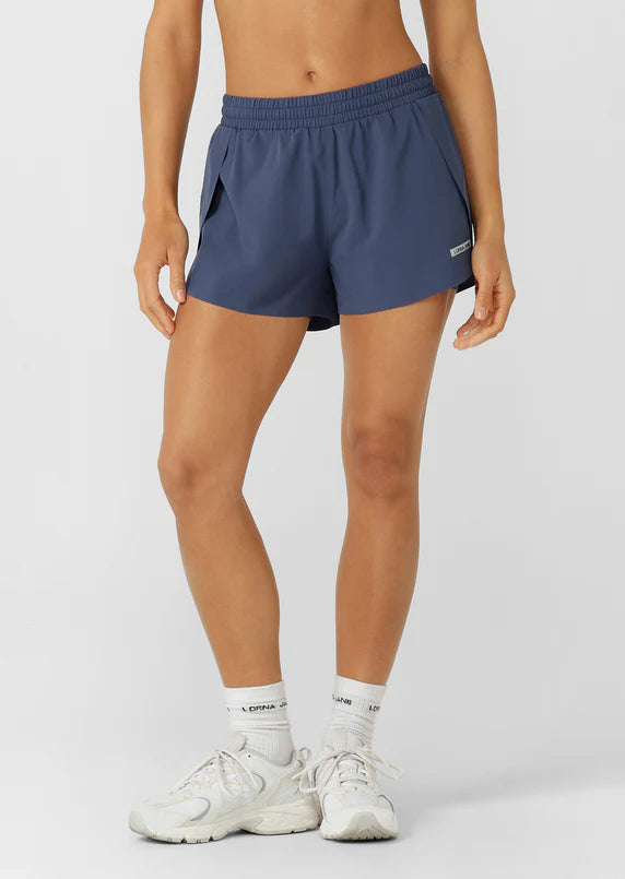 LORNA JANE Lightspeed Phone Pocket Run Short - Navy