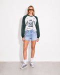 RAEF - Lou Oversized Raglan - White
