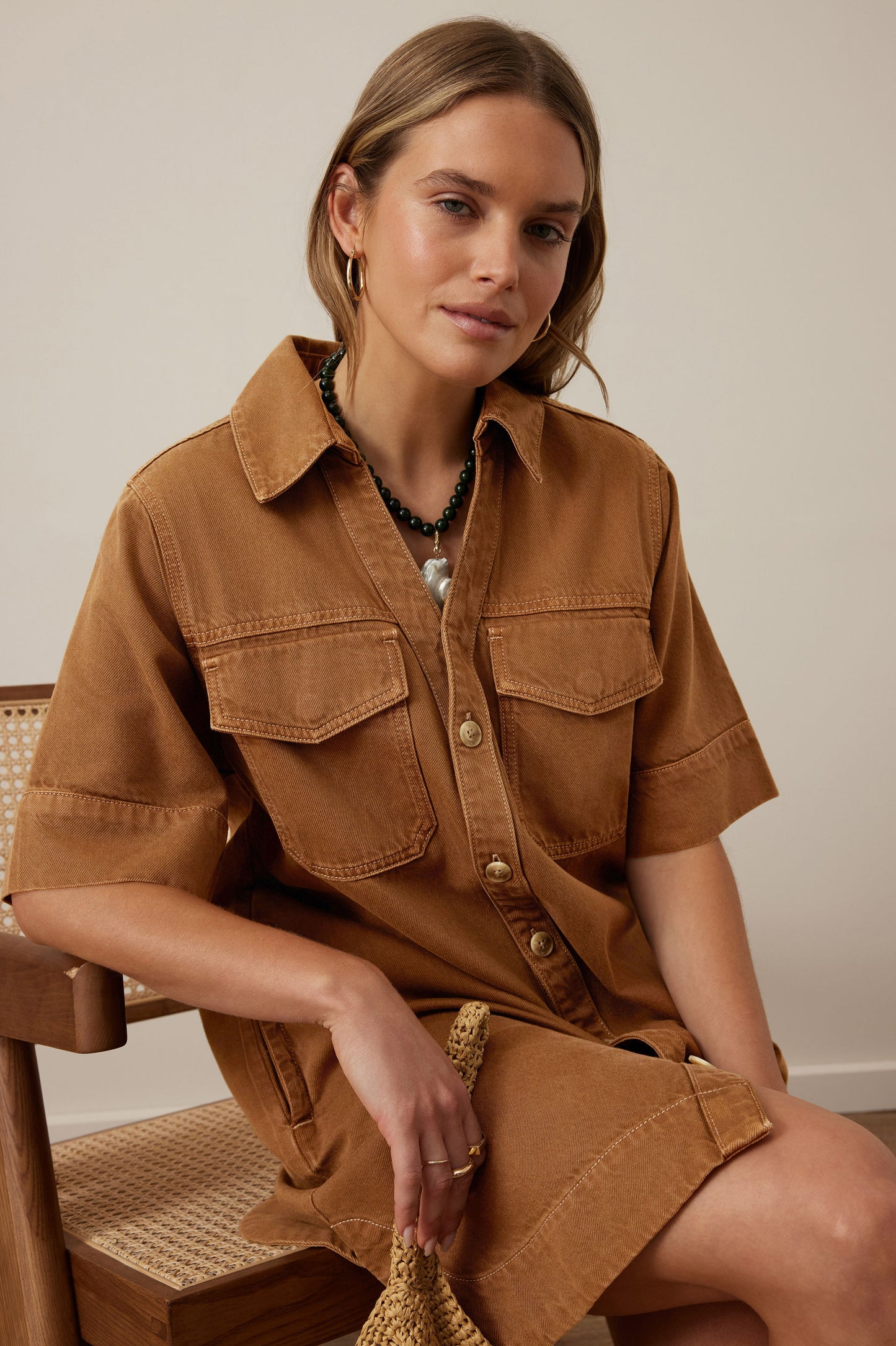 CERES Sammy Relaxed Shirt dress