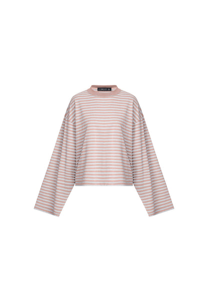 LIONESS Bloom Long Sleeve - Muted Pastels Stripe