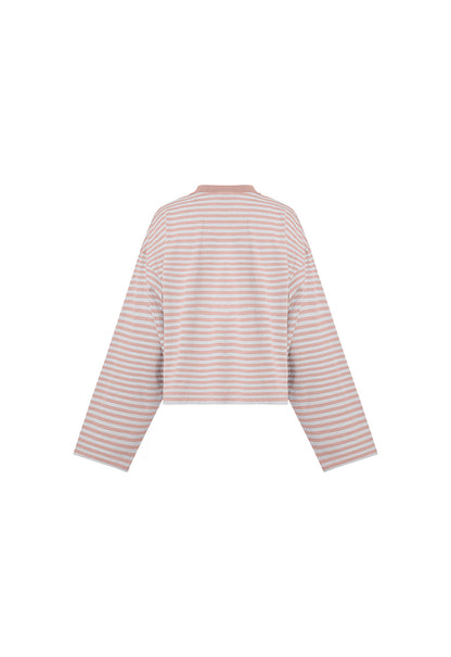 LIONESS Bloom Long Sleeve - Muted Pastels Stripe