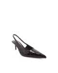 BILLINI Naveah Black Croc Heel