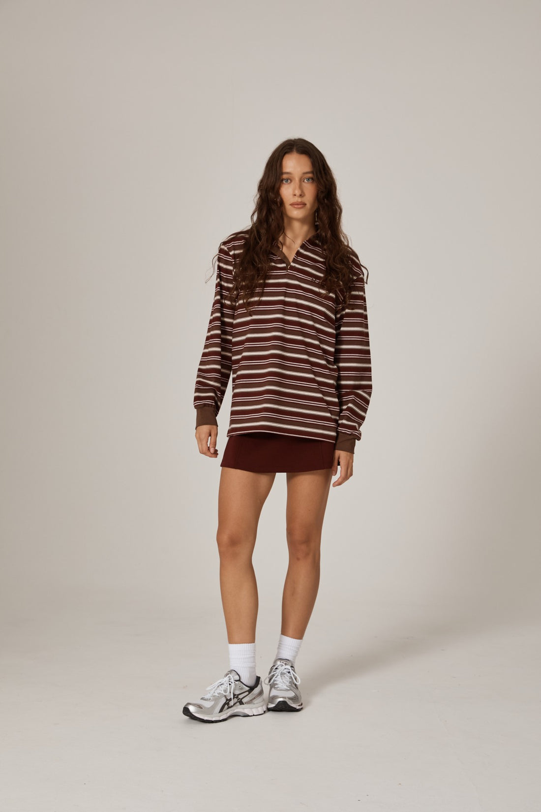 RAEF THE LABEL Bobbie Relaxed Rugby Shirt
