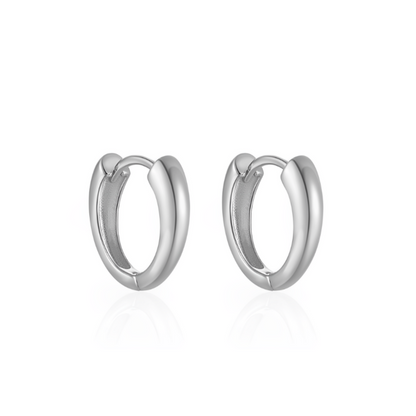 EVER Rematch Silver Huggie Earring