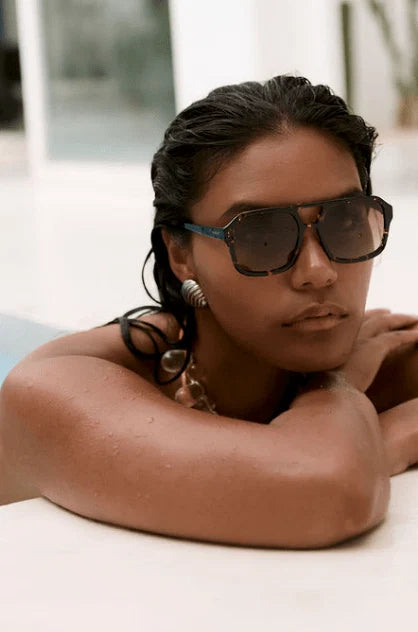 RHODIN - Smoky Dark Tort Sunglasses - LUXE RANGE