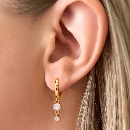 EVER - Studio Drop Huggie Earrings