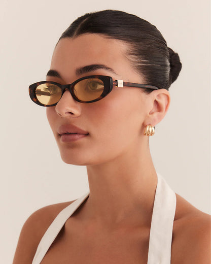 The olivia Banbé Sunglasses - Havana Tort-Yellow