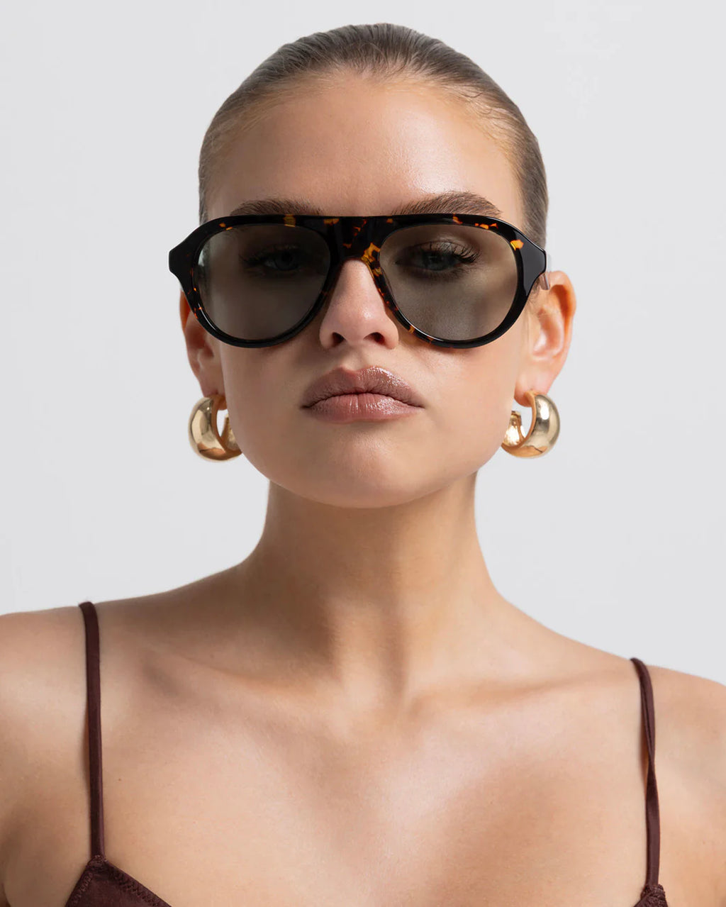 BILLINI The Riley - amber tort-light green