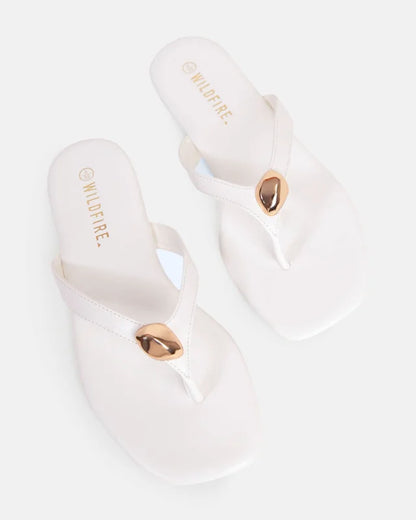 WILDFIRE Gage White sandal