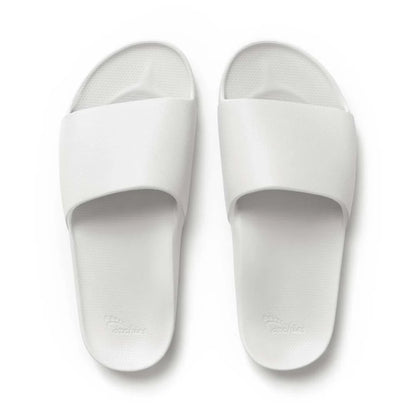 White Arch Support Slides