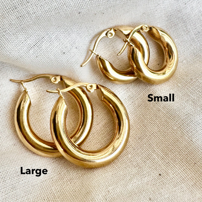EVER - Hustle Hoop Earrings - Large
