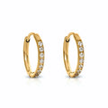 EVER Transition Gold Huggie Earrings 8mm