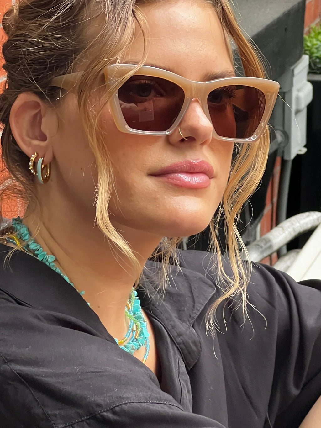 RHODIN Caramel Beach Sunglasses
