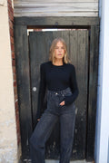 RAEF Gia Double Layer Top - Black