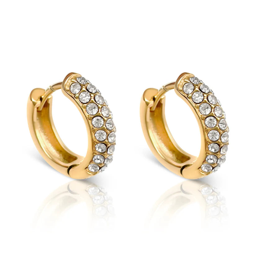 EVER - Gravitate Gold Hoop Earrings