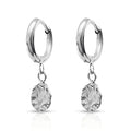 EVER Harmony Huggie Earrings Silver