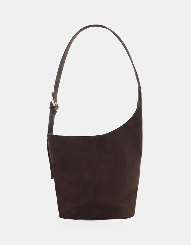 BILLINI Genna Shoulder Bag Cacao Suede