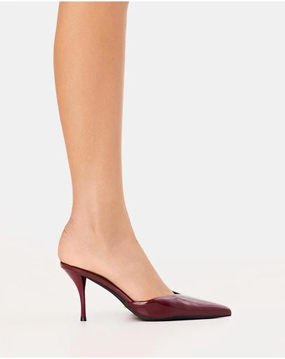 BILLINI Manson Heel- Cherry Patent