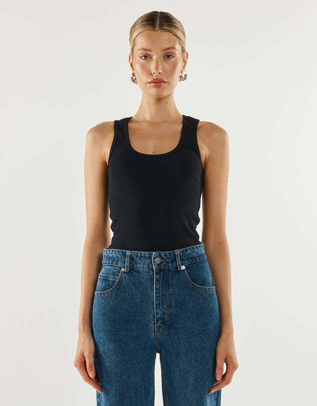 MADISION THE LABEL Blake Tank - Black
