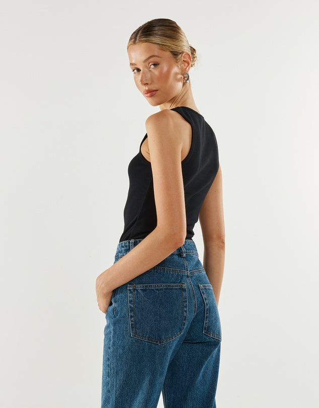 MADISION THE LABEL Blake Tank - Black