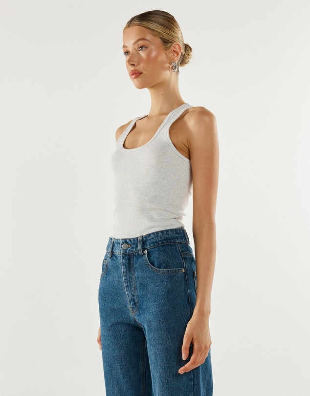 MADISION THE LABEL Blake Tank - Grey