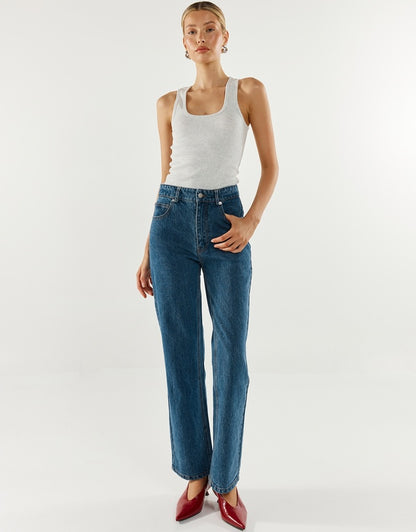 Madison The Label Blake Tank - Grey