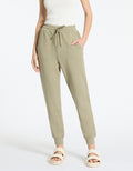 STATUS ANXIETY As You Wake Pants Sage Green