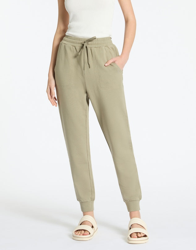 STATUS ANXIETY As You Wake Pants Sage Green