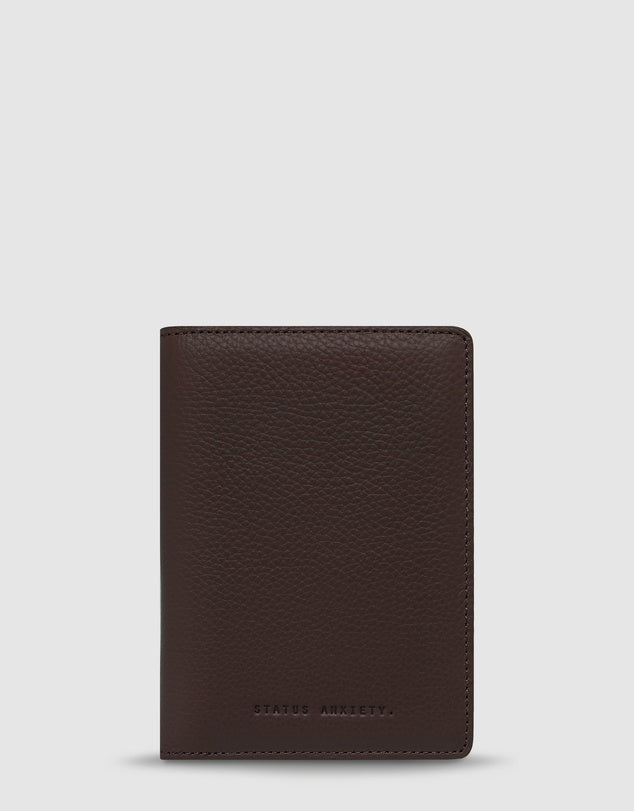 STATUS ANXIETY - In Transit Passport Wallet - Cocoa