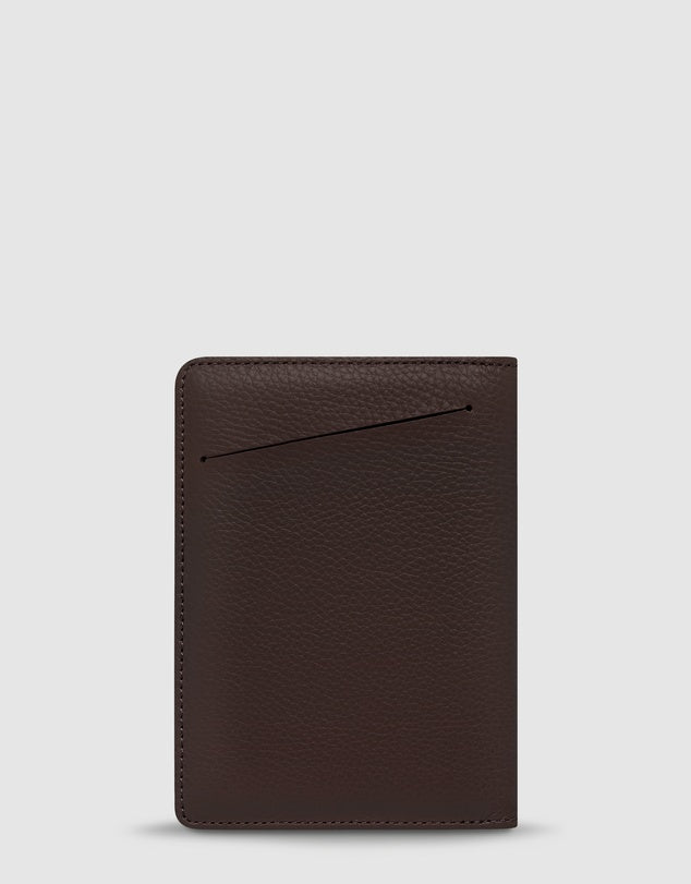 STATUS ANXIETY - In Transit Passport Wallet - Cocoa