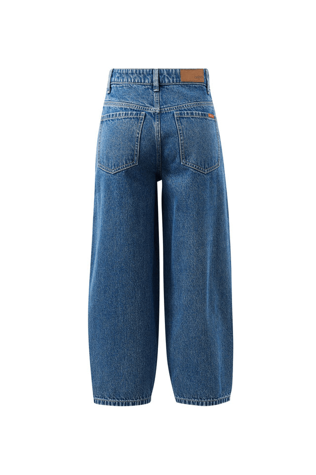 CERES - MAGGIE TAPERED BARREL JEAN/FRESH INDIGO