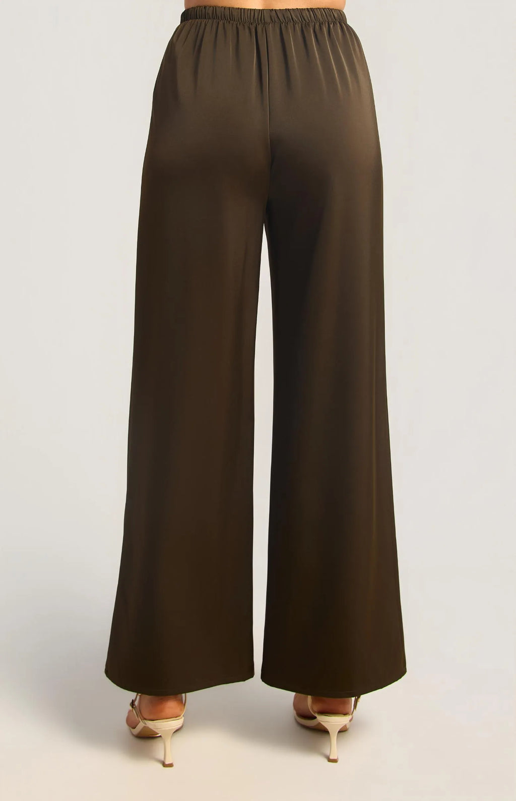 Wide Leg Satin Pants