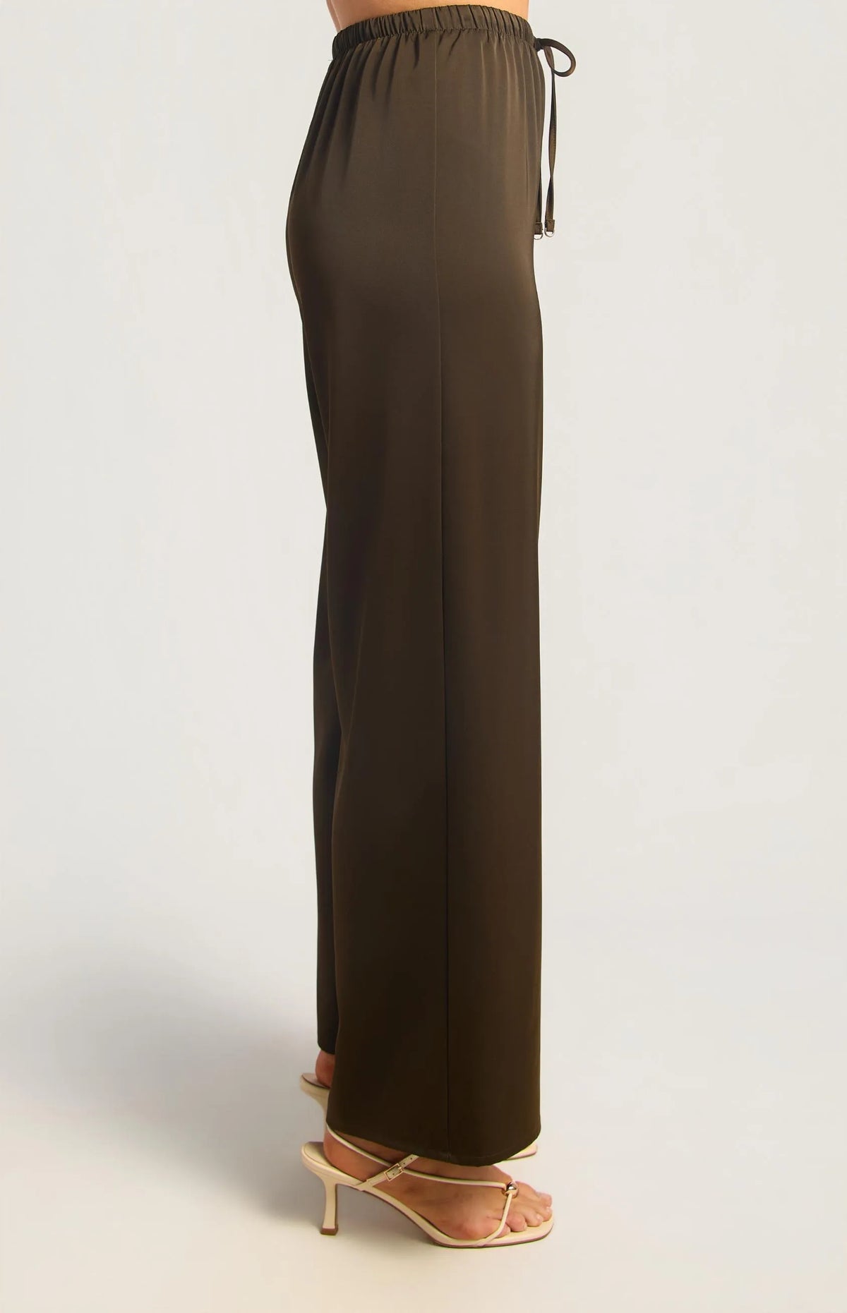 Wide Leg Satin Pants