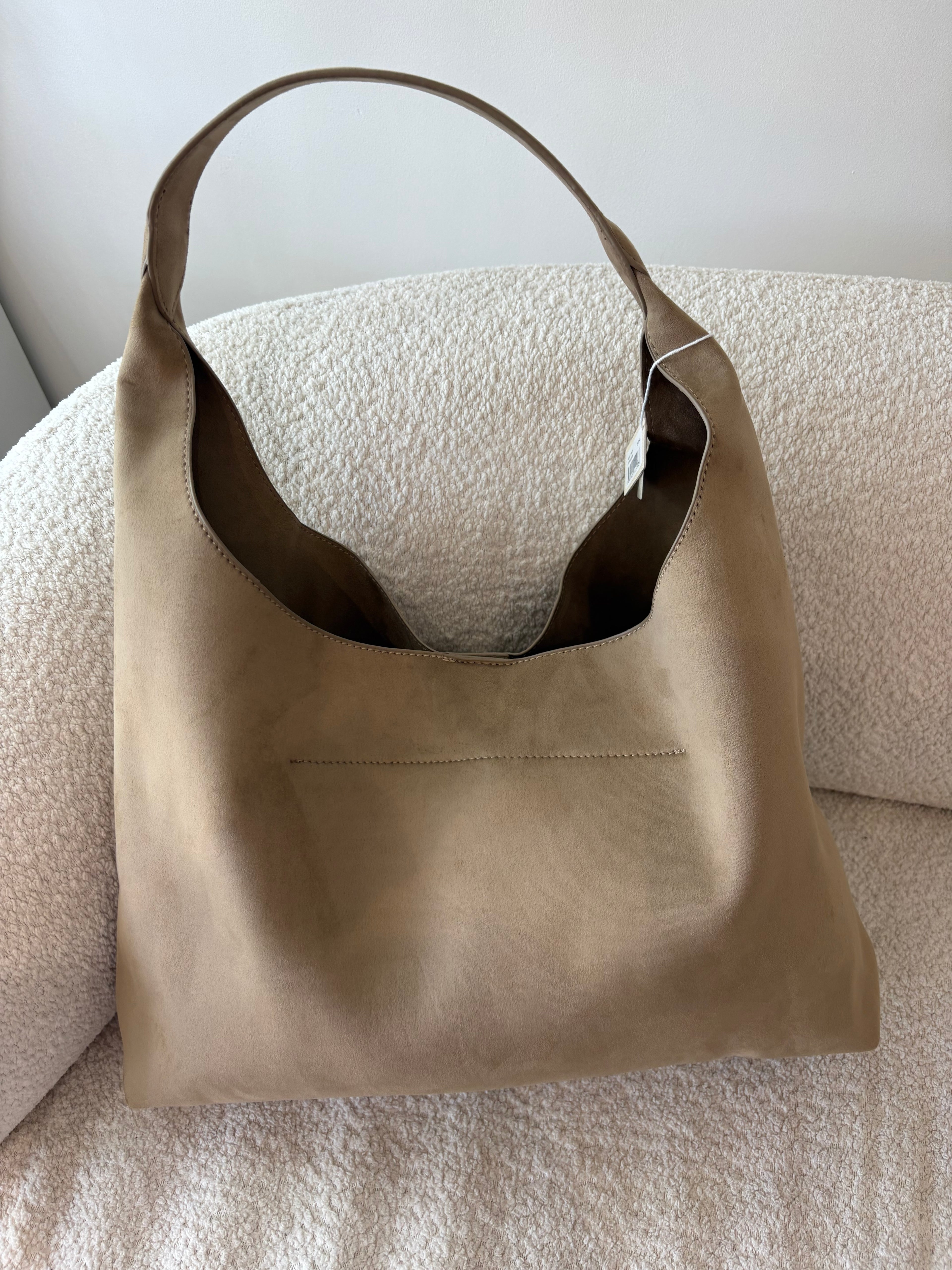 BILLINI Remi Shoulder Bag Stone Suede